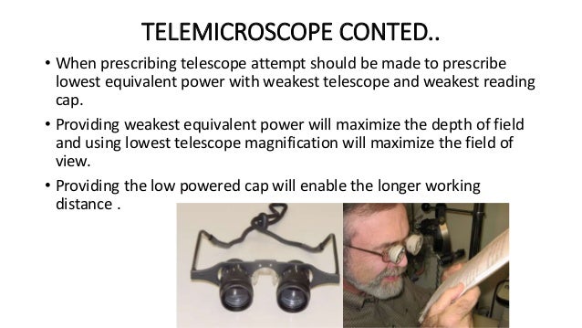 Vision Assessment And Prescription Of Low Vision Devices