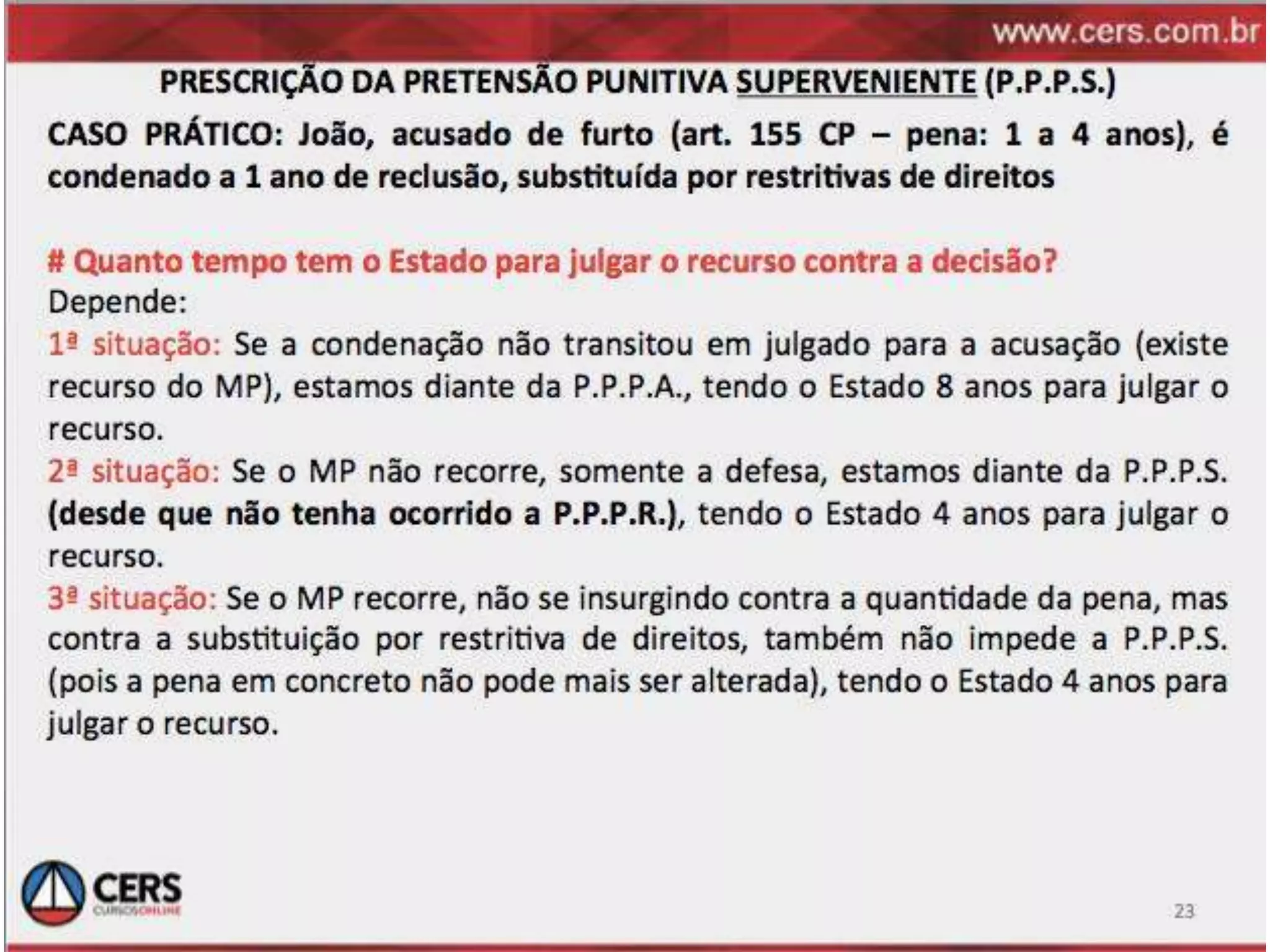Prescrição codigo penal rogerio sanches revisão 29set 2013