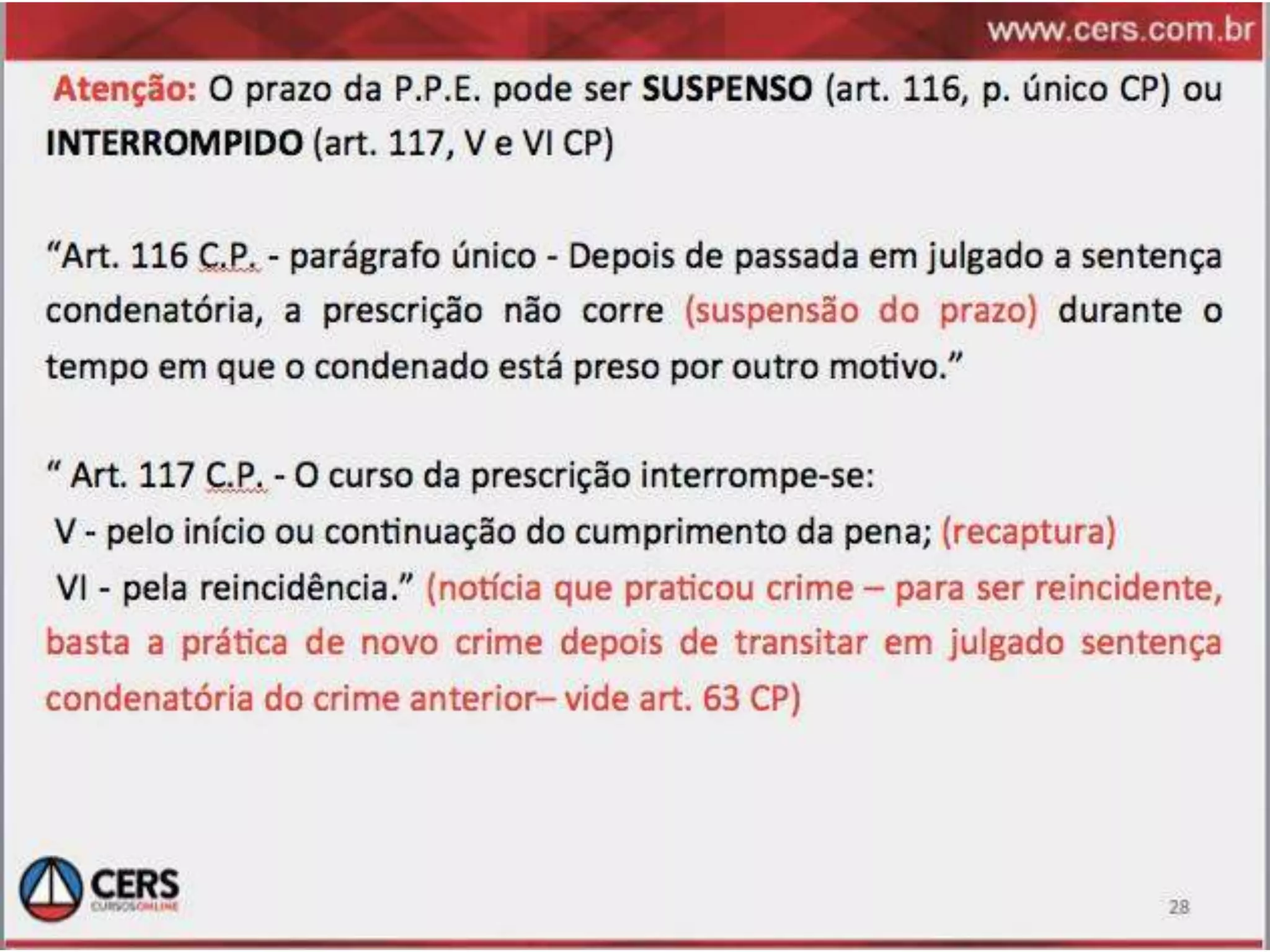 Prescrição codigo penal rogerio sanches revisão 29set 2013
