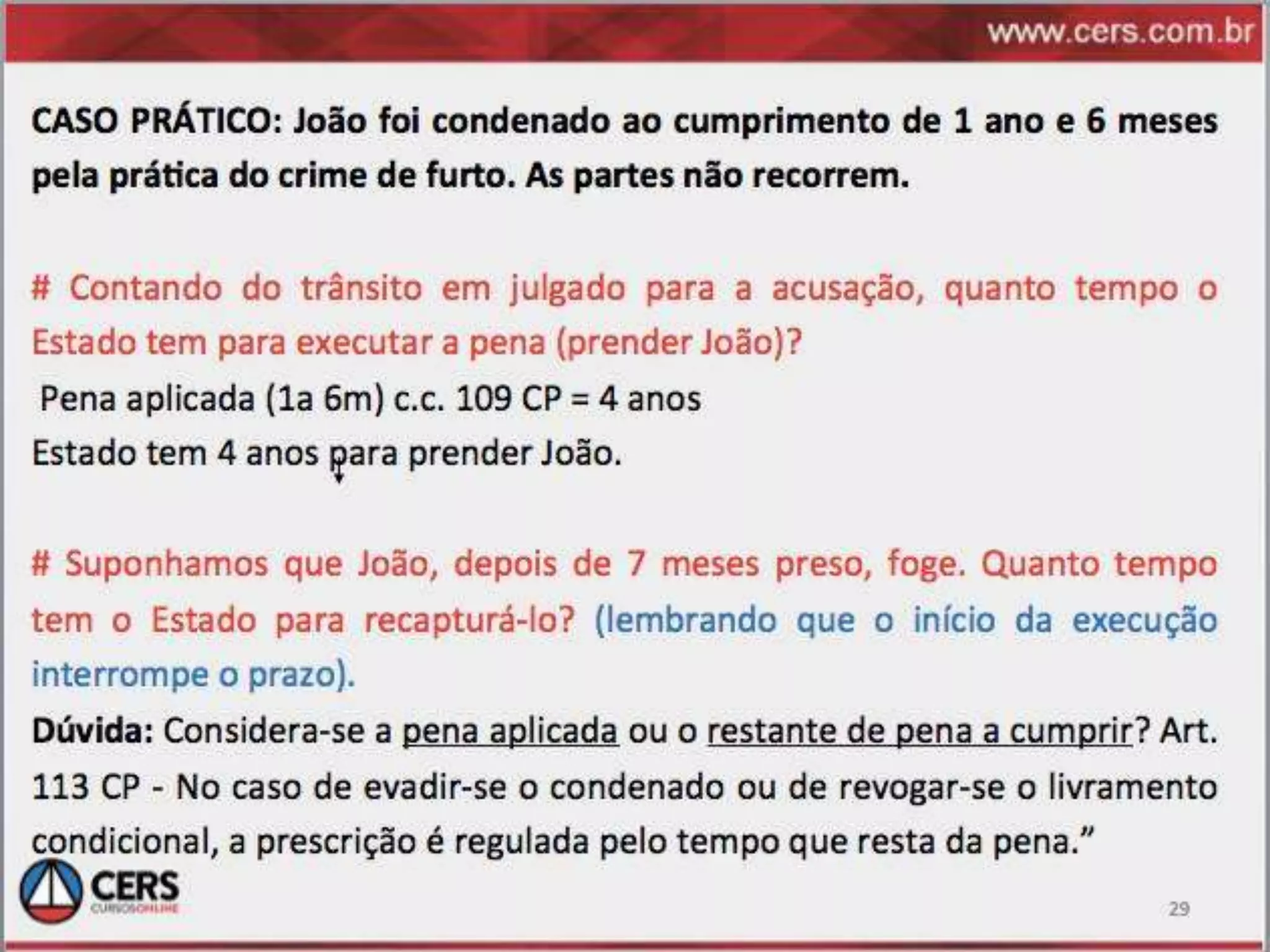 Prescrição codigo penal rogerio sanches revisão 29set 2013