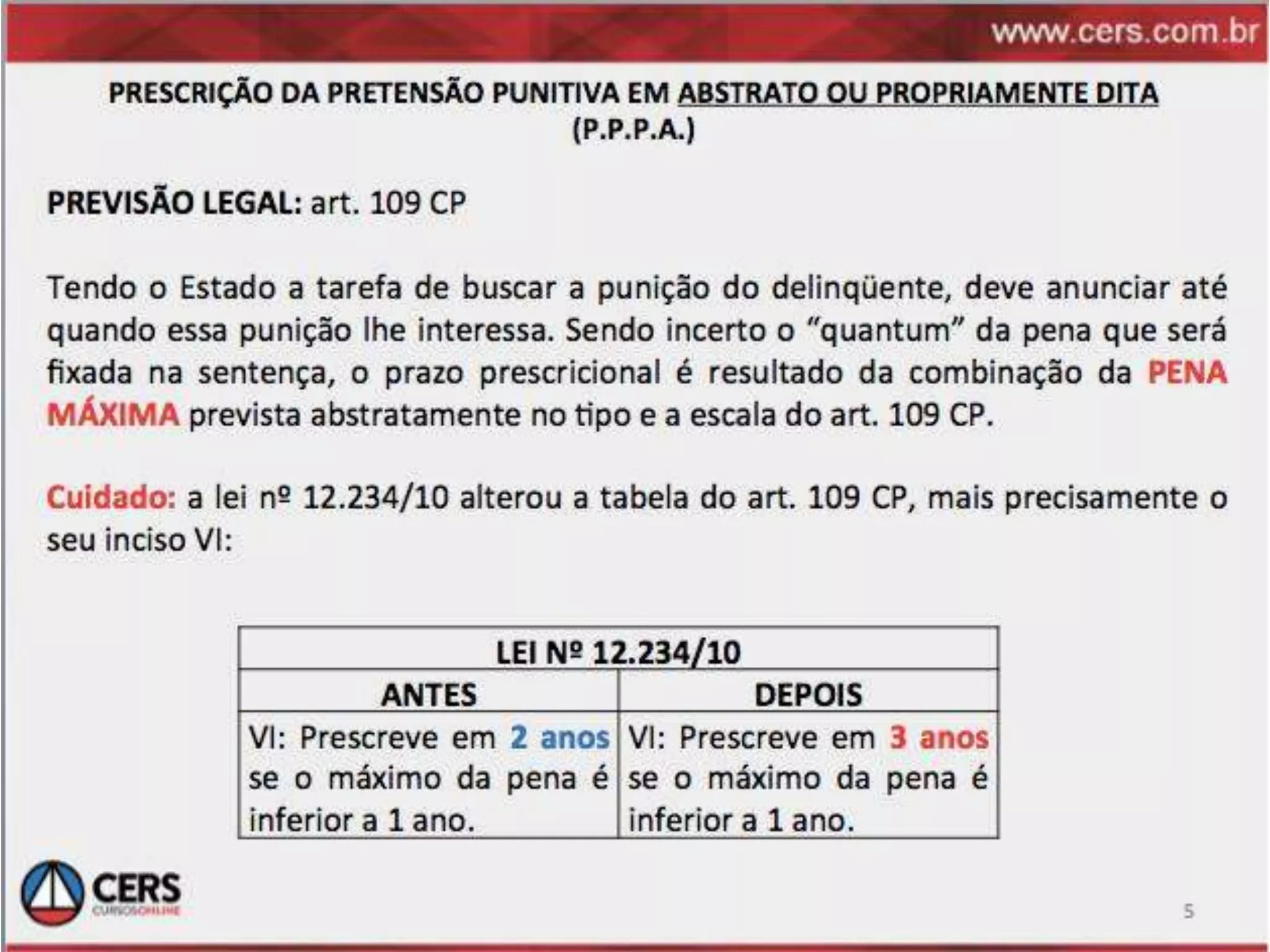 Prescrição codigo penal rogerio sanches revisão 29set 2013