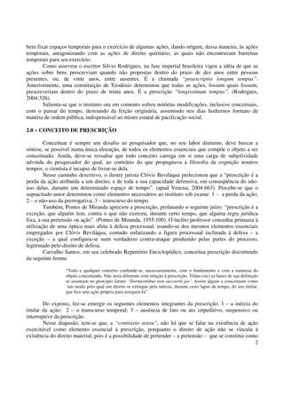 Prescrição x decadência