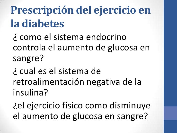 Prescripción del ejercicio en la obesidad y en la diabetes Prescripción del ejercicio en la obesidad y en la diabetes