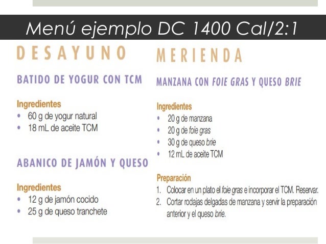 Prescripción de dieta cetogénica Prescripción de dieta cetogénica