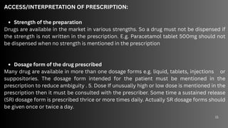 Comprehensive Guide to Prescription Writing and Dispensing in Clinical ...