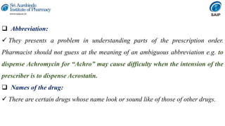 Prescription | PPTX