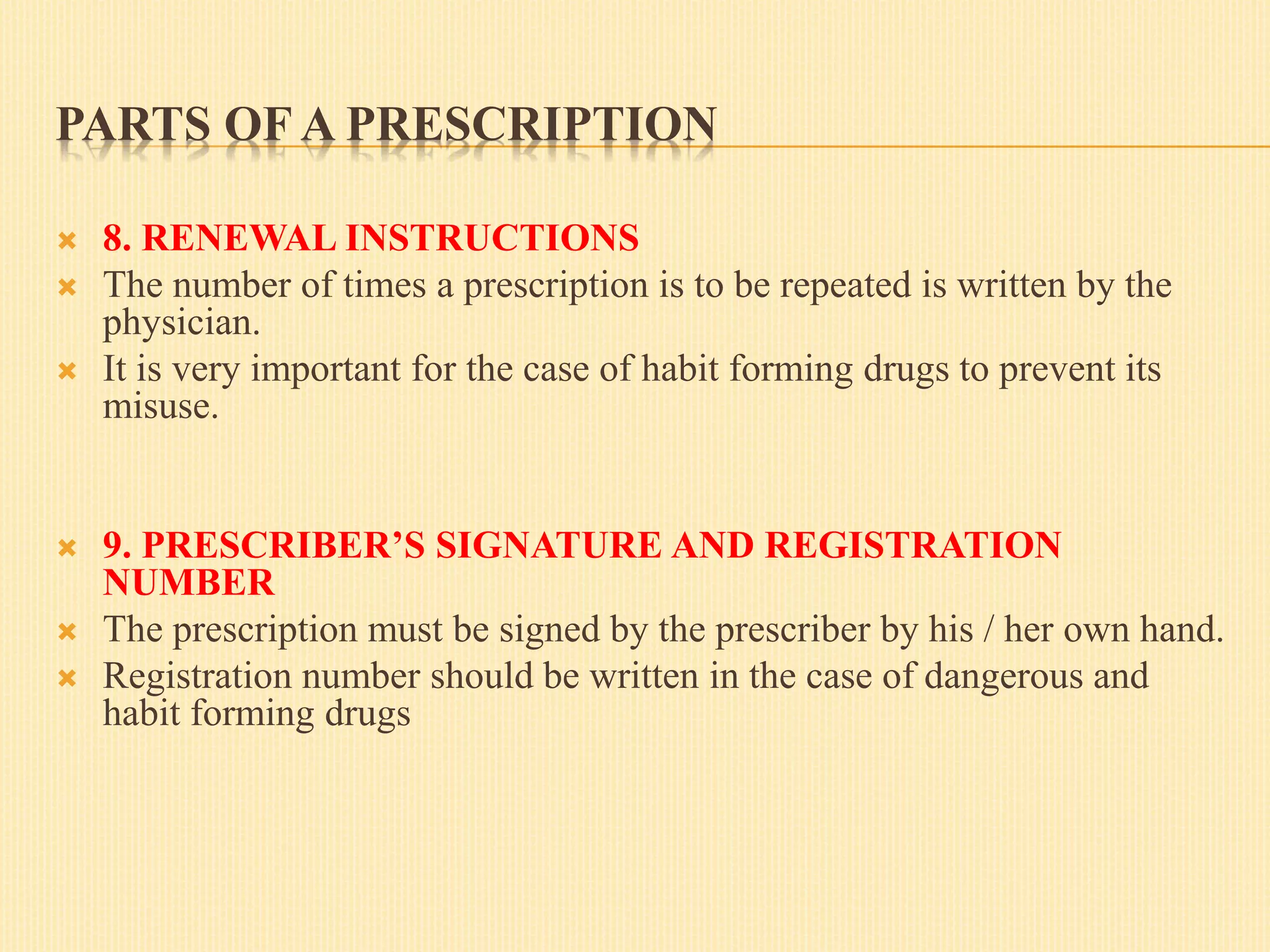 Prescription ppt | PPTX