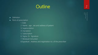 Triplicate Meaning Rx Prescription | PPTX