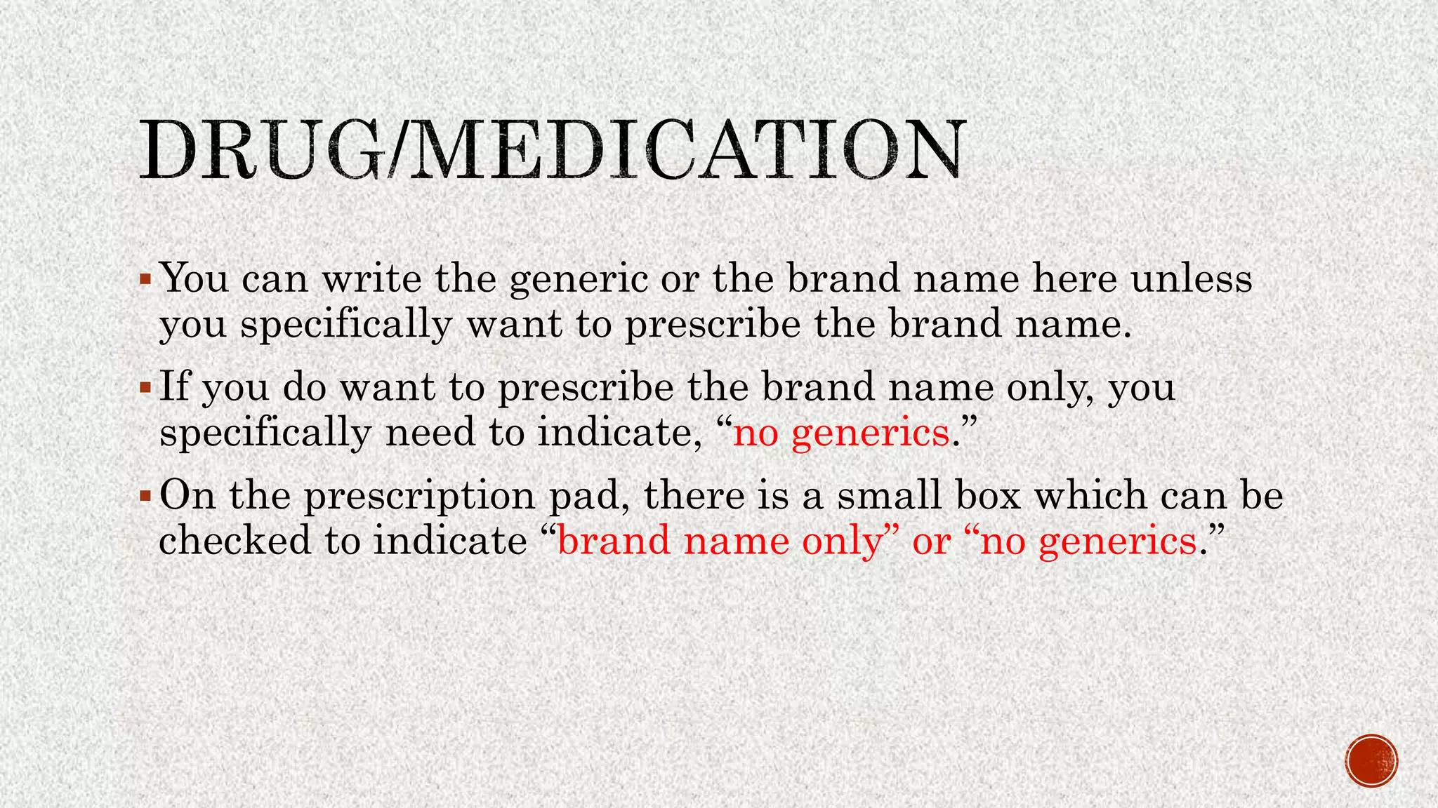 Prescription Writing - Basics and Safe Prescription Writing | PPT