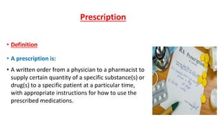 Prescription Writing.pdf , Prescription writing involves clear ...
