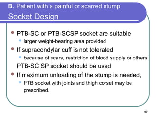 Ptb Socket Design Comprehensive Guide to Transtibial Prosthetics Prescription Principles ...