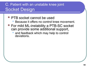 Ptb Socket Design Comprehensive Guide to Transtibial Prosthetics Prescription Principles ...