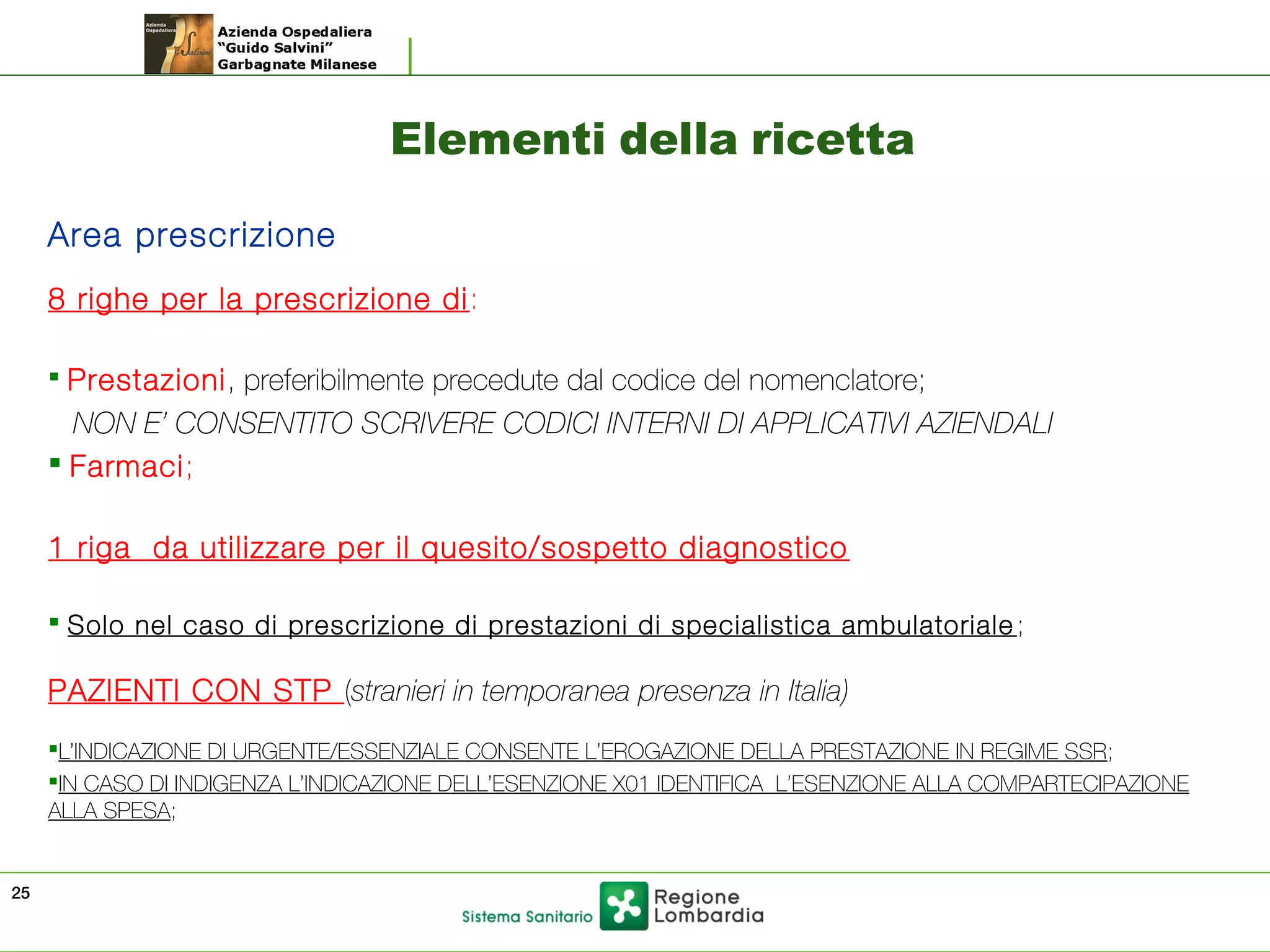 Codice Ricetta Rossa LA COMPILAZIONE DELLA IMPEGNATIVA (“RICETTA ROSSA”) | PPT