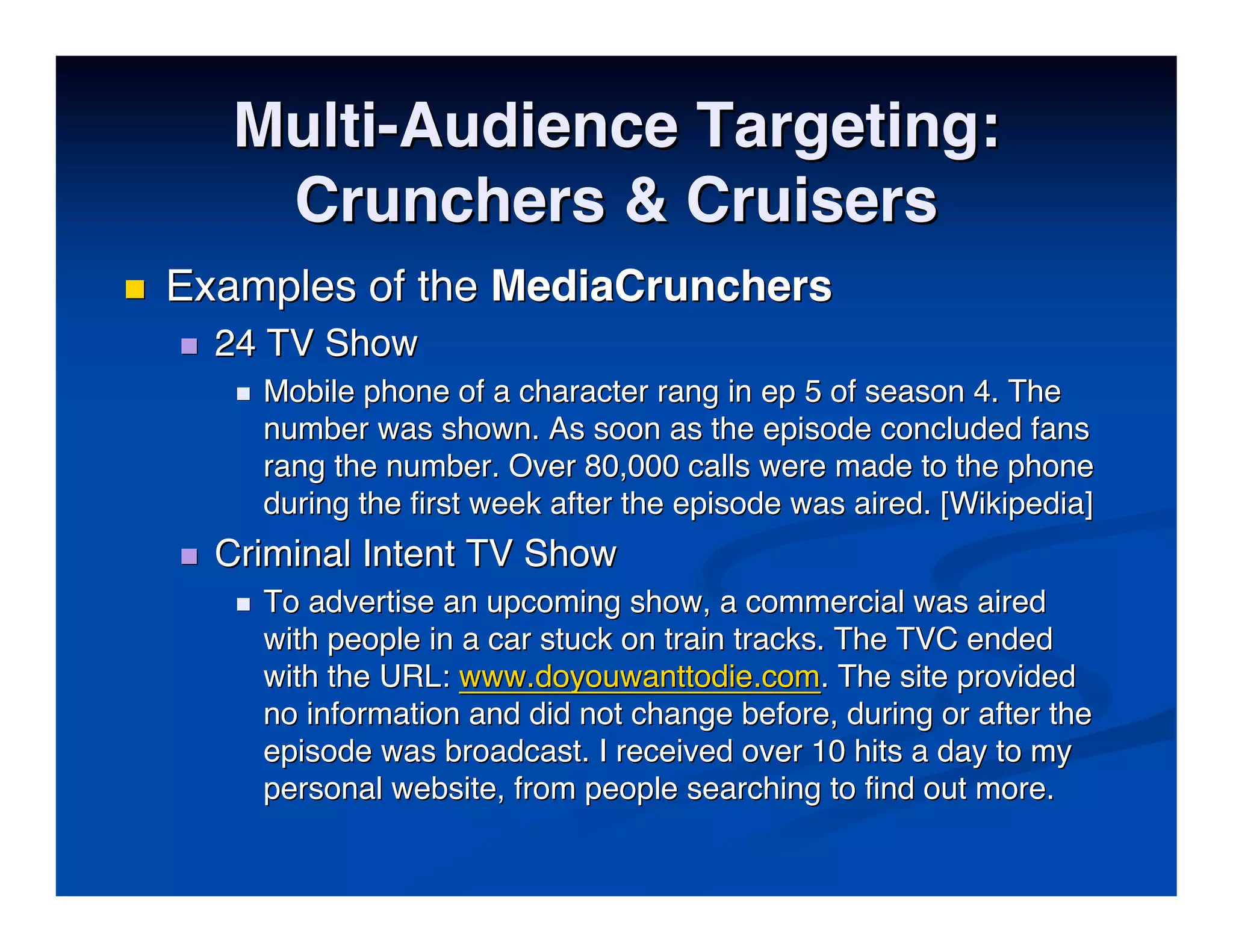 Best Practises in Transmedia Entertainment - Christy Dena