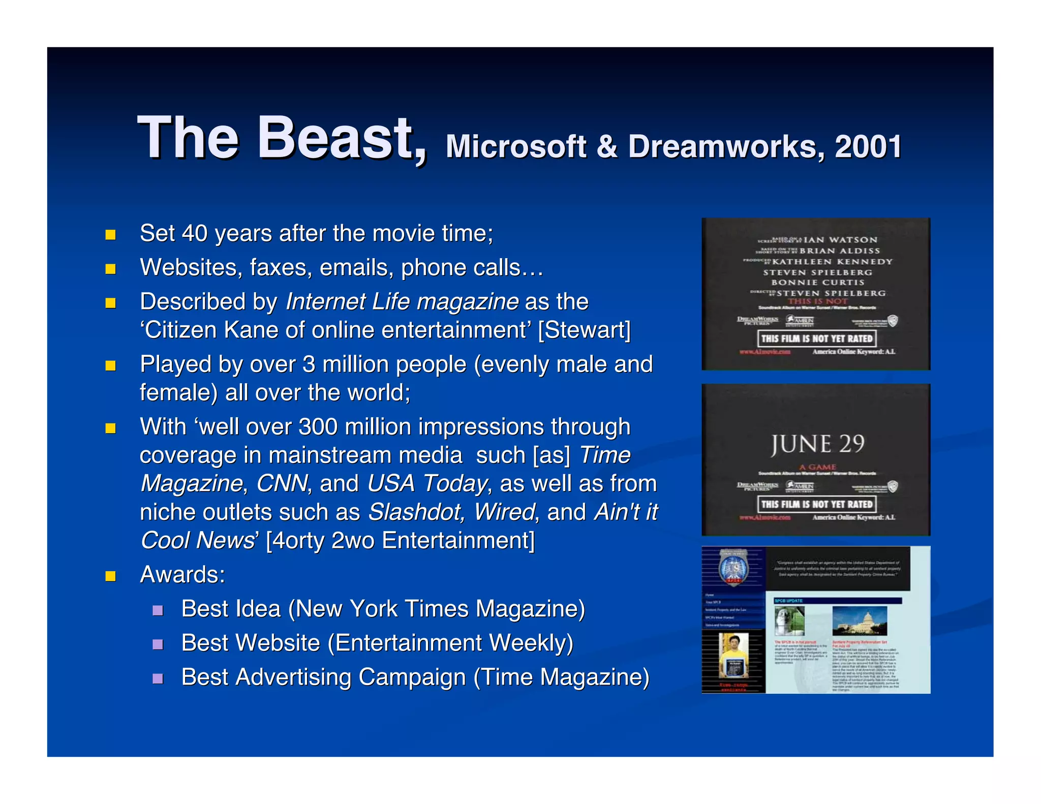 Best Practises in Transmedia Entertainment - Christy Dena