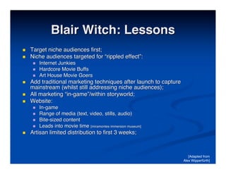 Best Practises in Transmedia Entertainment - Christy Dena