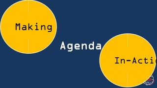 Making

Agenda
In-Action

 