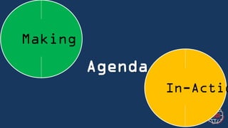 Making

Agenda
In-Action

 