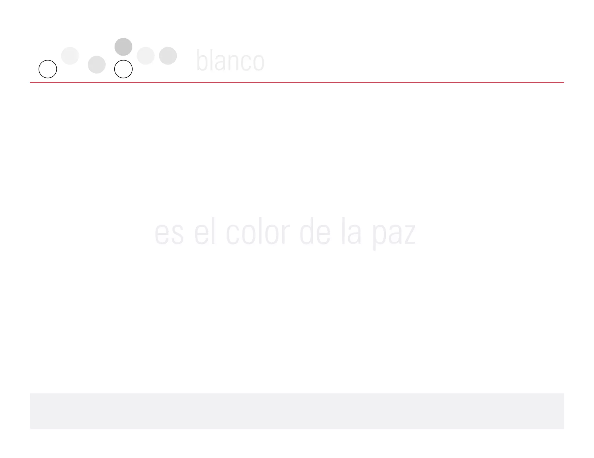 blanco




es el color de la paz
 