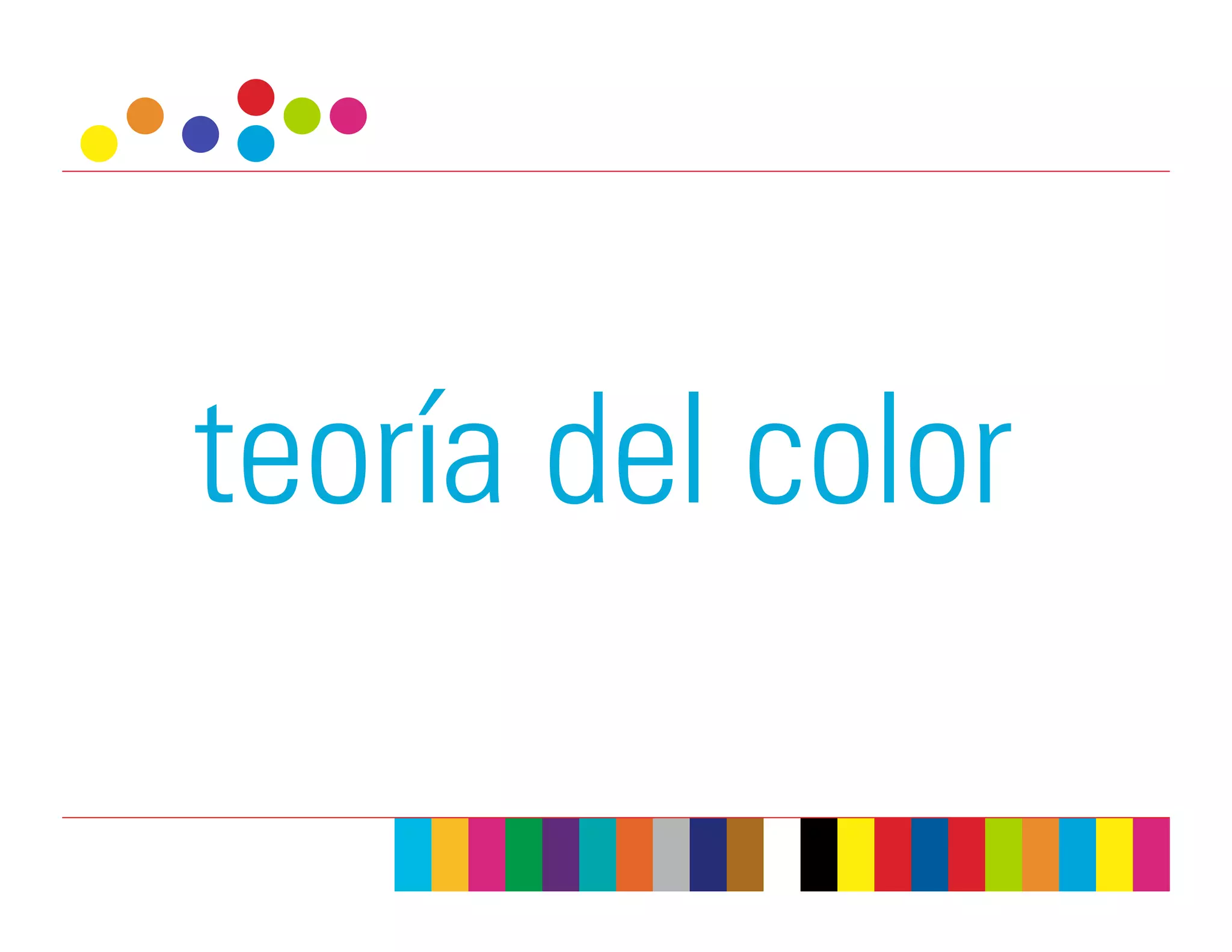 teoría del color
 