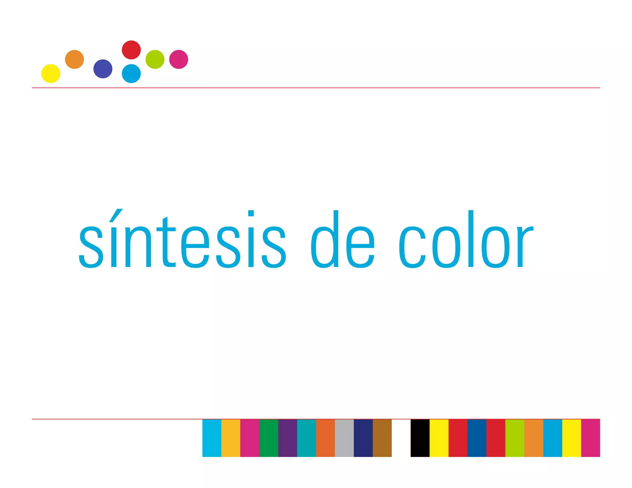 síntesis de color
 