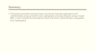 Transport Layer Security | PDF