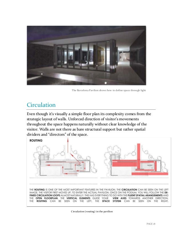 Precedence Study Barcelona Pavilion