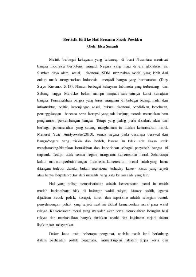 Preseiden Harapan Kita