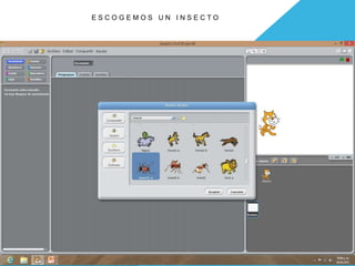 E S C O G E M O S U N I N S E C T O
 