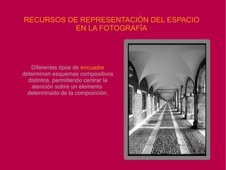 RECURSOS PARA REPRESENTAR EL ESPAC IO Dinámica del color. Si observamos un paisaje, vemos que los colores van perdiendo  intensidad y luminosidad según se alejan en la distancia.  El artista logra esta apariencia atmosférica utilizando para las formas más distantes menos  definición en sus contornos y colores más claros y menos intensos que para las figuras del primer término. Este  procedimiento se denomina perspectiva aérea . Además, los colores cálidos dan mayor sensación de cercanía que los colores fríos. 