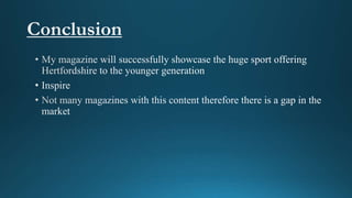 Presenatation magazine