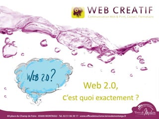 Web 2.0,
c’est quoi exactement ?
 