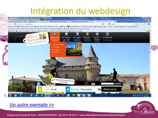 Intégration du webdesign
Un autre exemple >>
 
