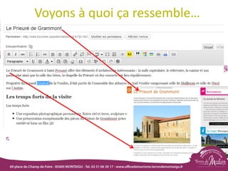Voyons à quoi ça ressemble…
 