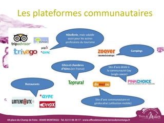 Les plateformes communautaires
 