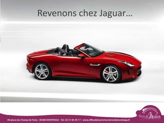 Jaguar en javascript, ce sont…
Les options
Le confort
L’esthétique
des finitions
 