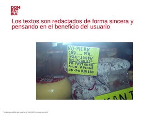 Los textos son redactados de forma sincera y pensando en el beneficio del usuario Imágenes subidas por usuarios a: http://wtf.microsiervos.com/ 