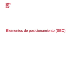 Elementos de posicionamiento (SEO) 