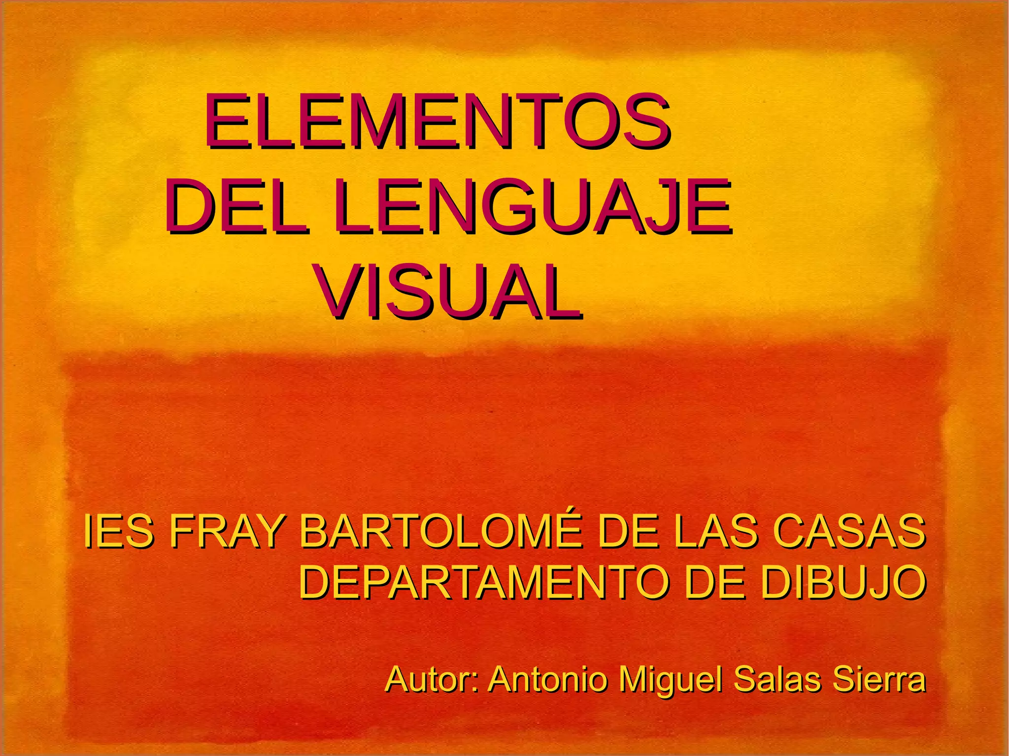 ELEMENTOS DEL LENGUAJE VISUAL | ODP