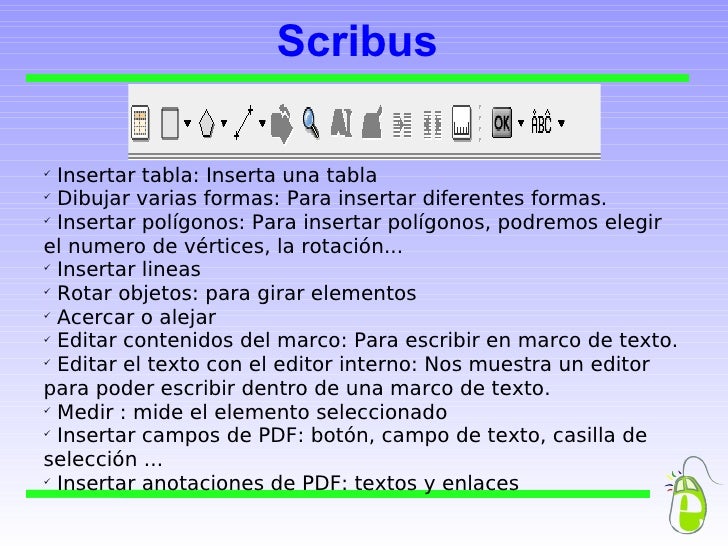 Presentación de Scribus