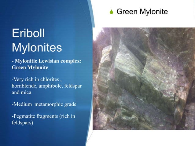 Mylonite Rocl shear zone-mylonites | PPTX | Geography | Science