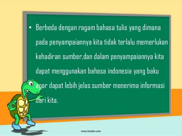 Ragam Lisan Dan Tulisan Ragam Lisan Dan Tulisan