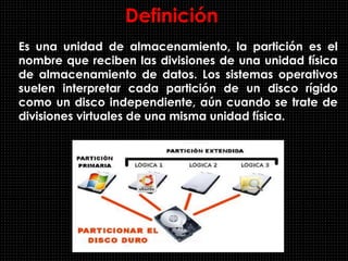 Particiones del disco duro | PPTX