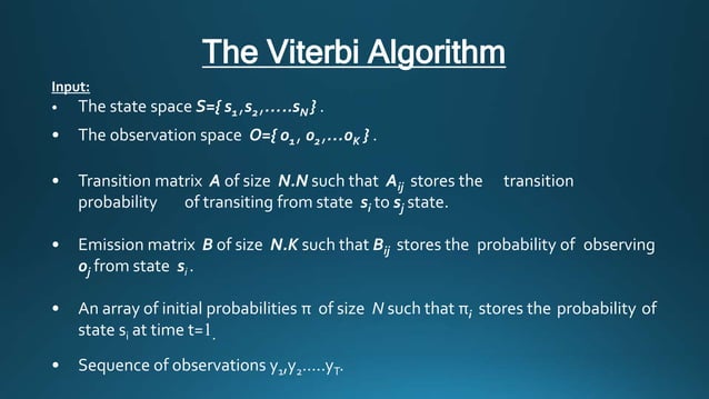 Viterbi algorithm | PPT