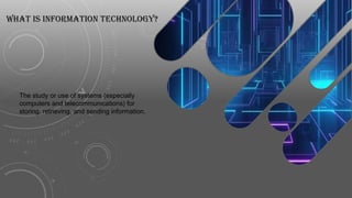 Information technology presentation IT_SBA | PPTX