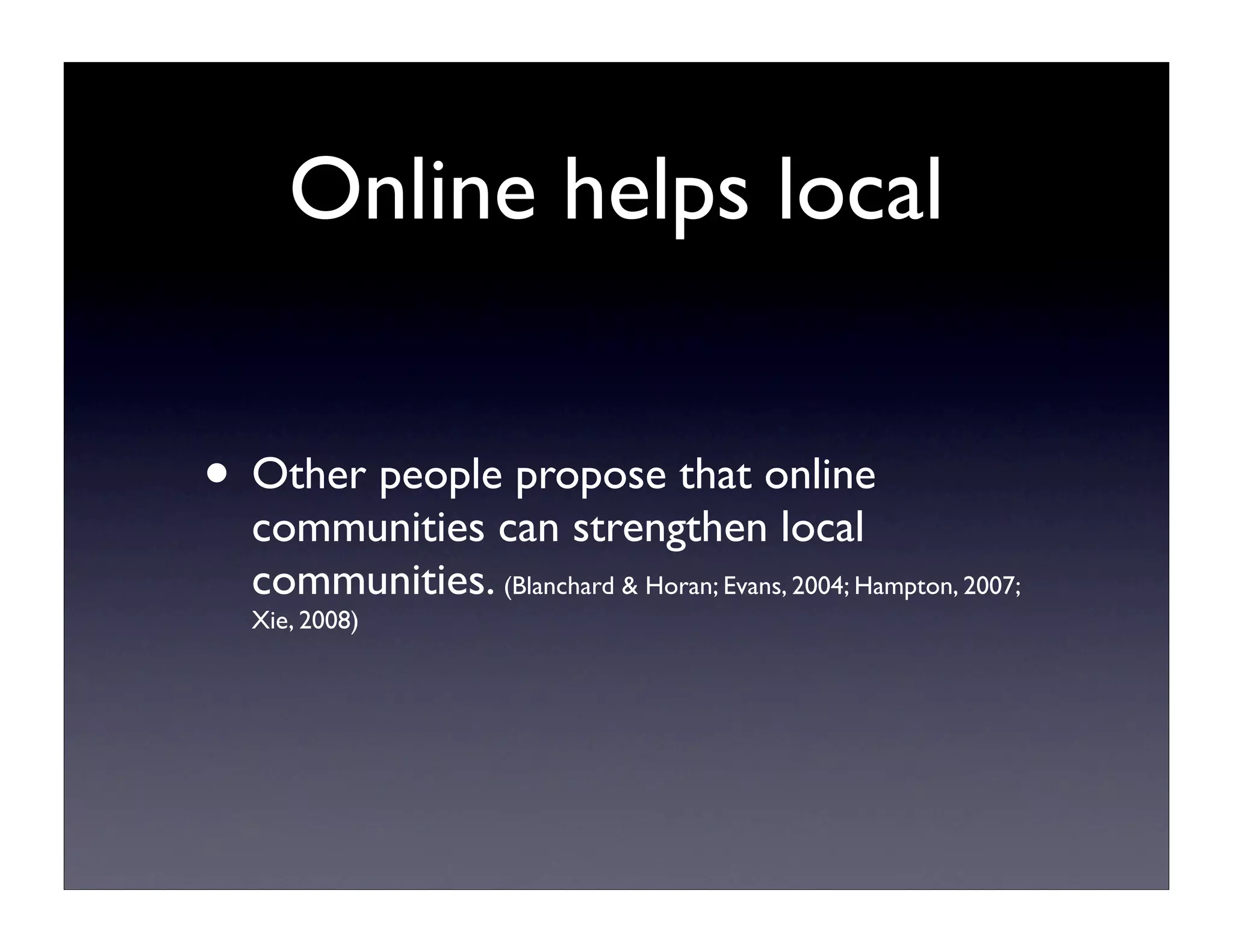 Online Communities Review