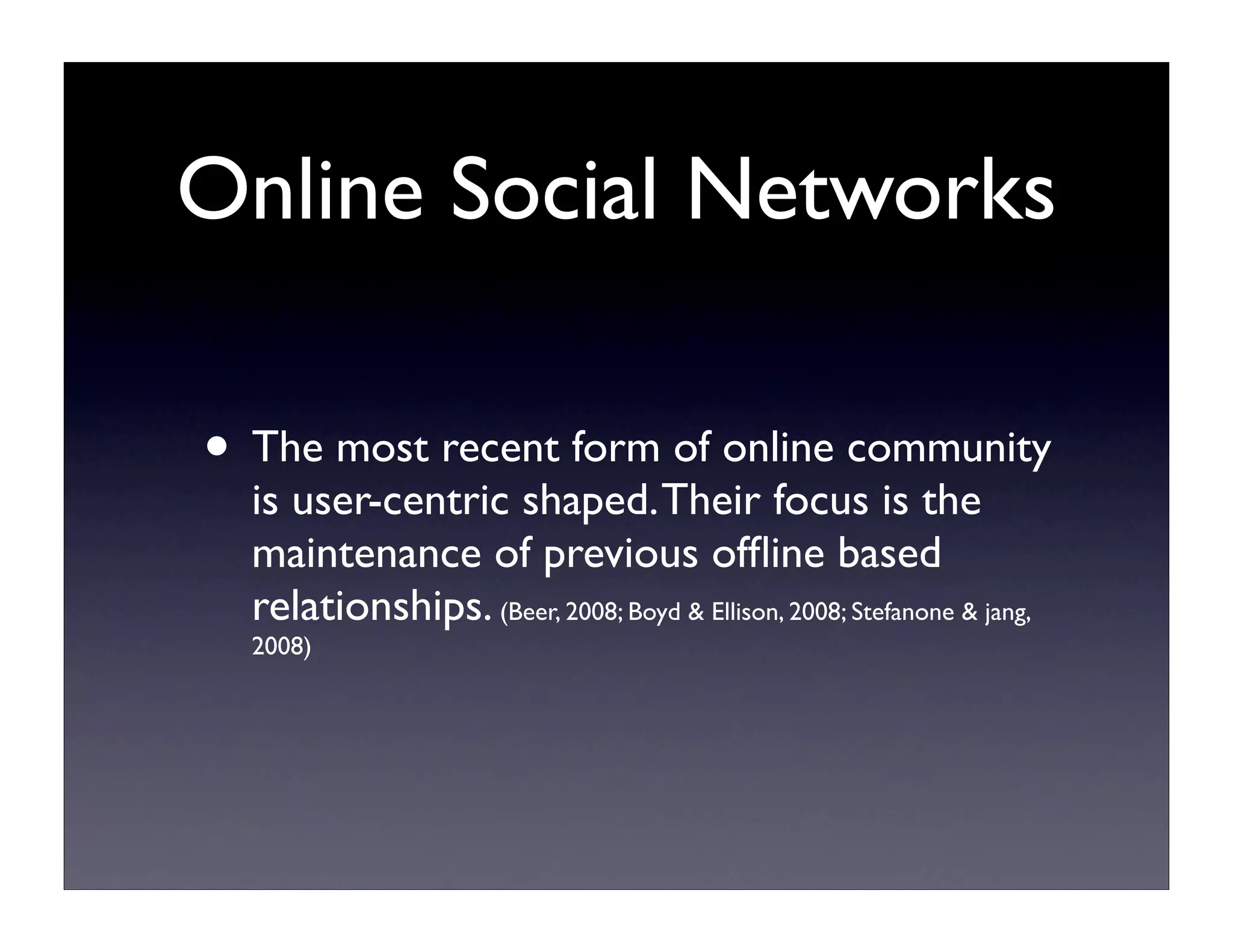 Online Communities Review