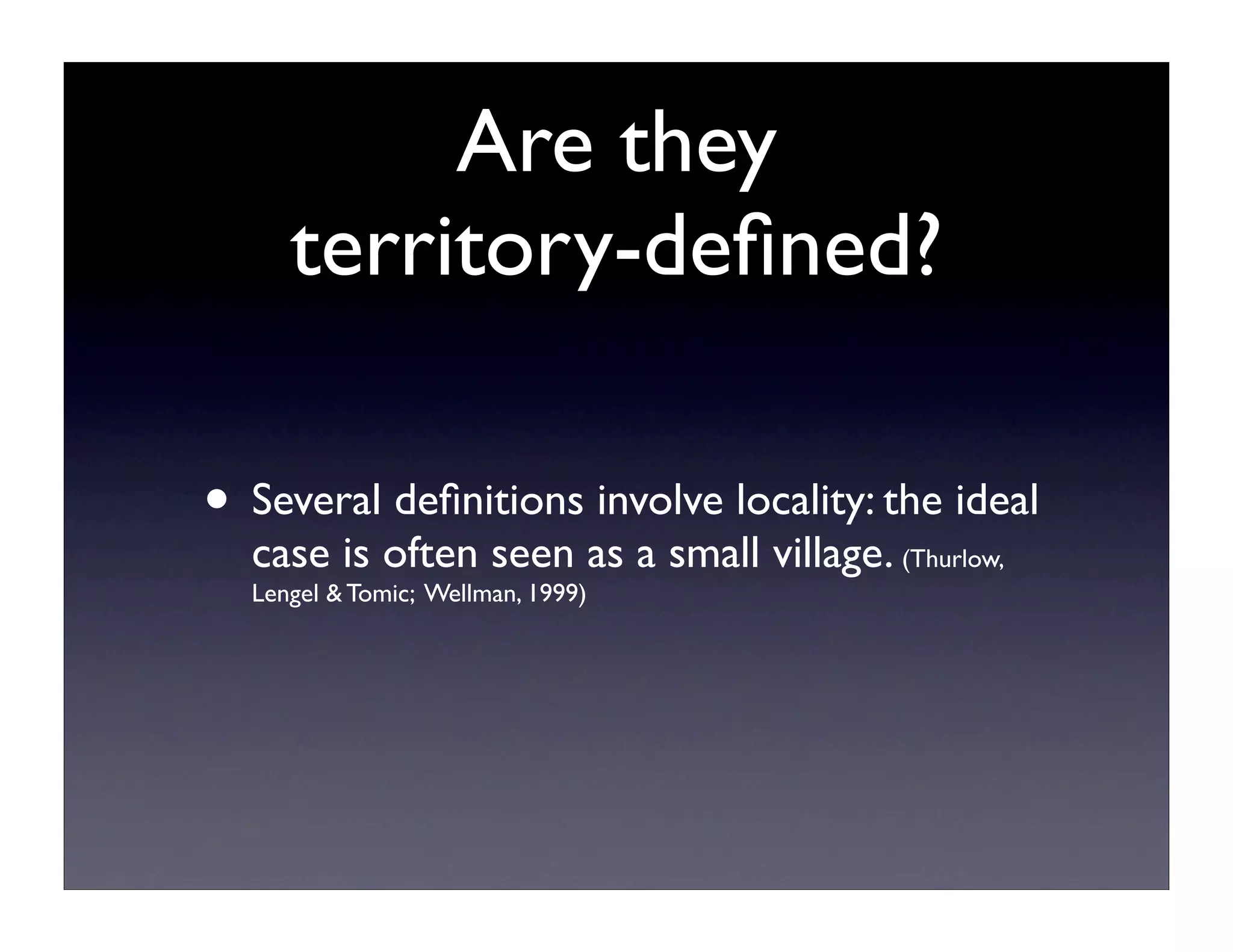 Online Communities Review