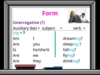 present-continuous-final version affirmative negative and interrogative ...