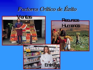 Factores Crítico de Éxito Venta s Recursos Humanos Entrega